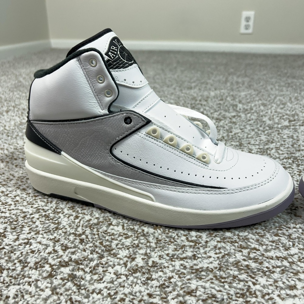 Jordan Shoes Mens Size 10.5 White Air Jordan 2 Retro Python Basketball Sneaker - Picture 4 of 13
